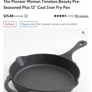 Pioneer Woman Cast Iron Skillet